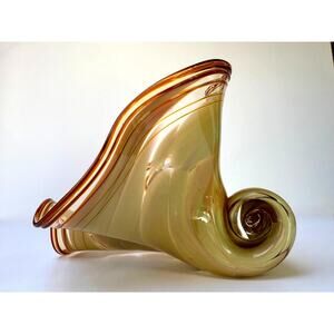 Signed Studio Art Glass Sculpture by Mariusz Rynkiewicz